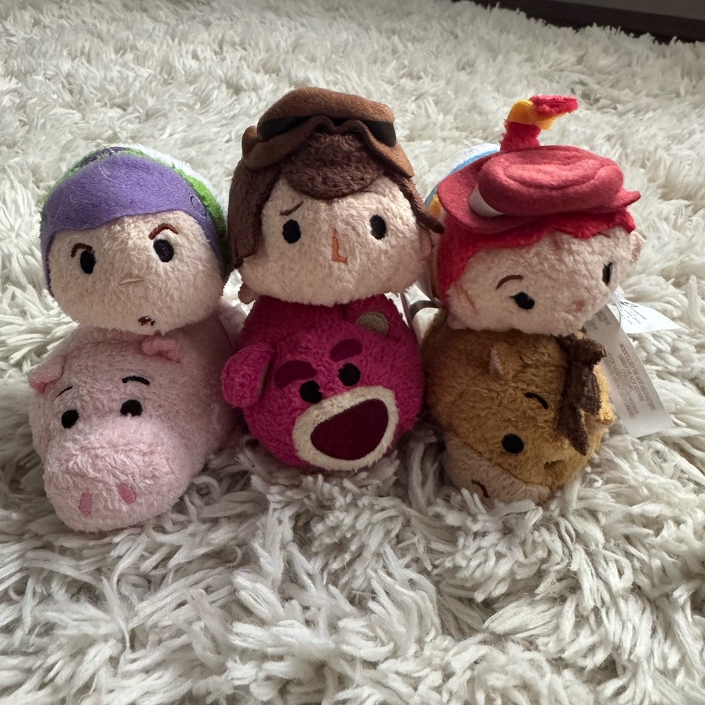 Set of 5 Disney’s Toy Story Tsum Tsum Plush Toys